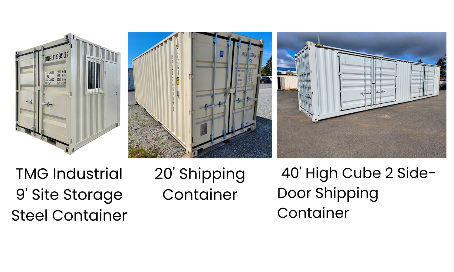 TMG Industrial 9' Site Storage Steel Container   mn TMG SC09 (1)